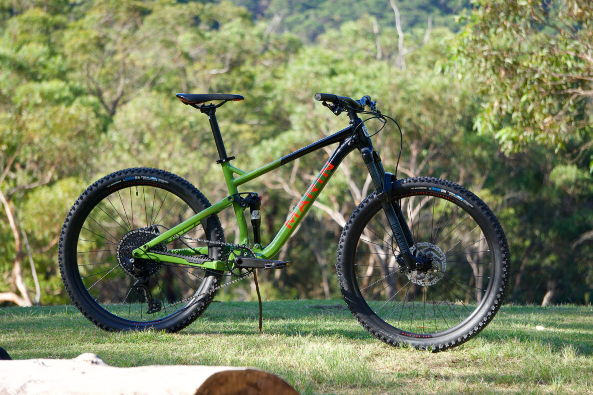 Bicicleta de Montaña Doble Suspensión Rift Zone 1 27.5" Verde (2022) Marin Bikes