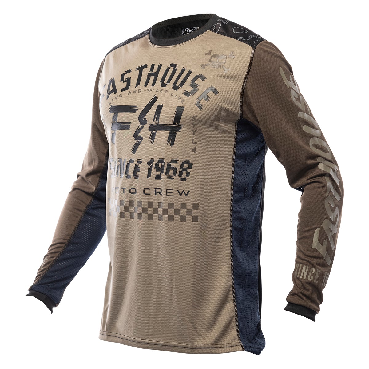 JERSEY FASTHOUSE OFF-ROAD MOSS/BLACK