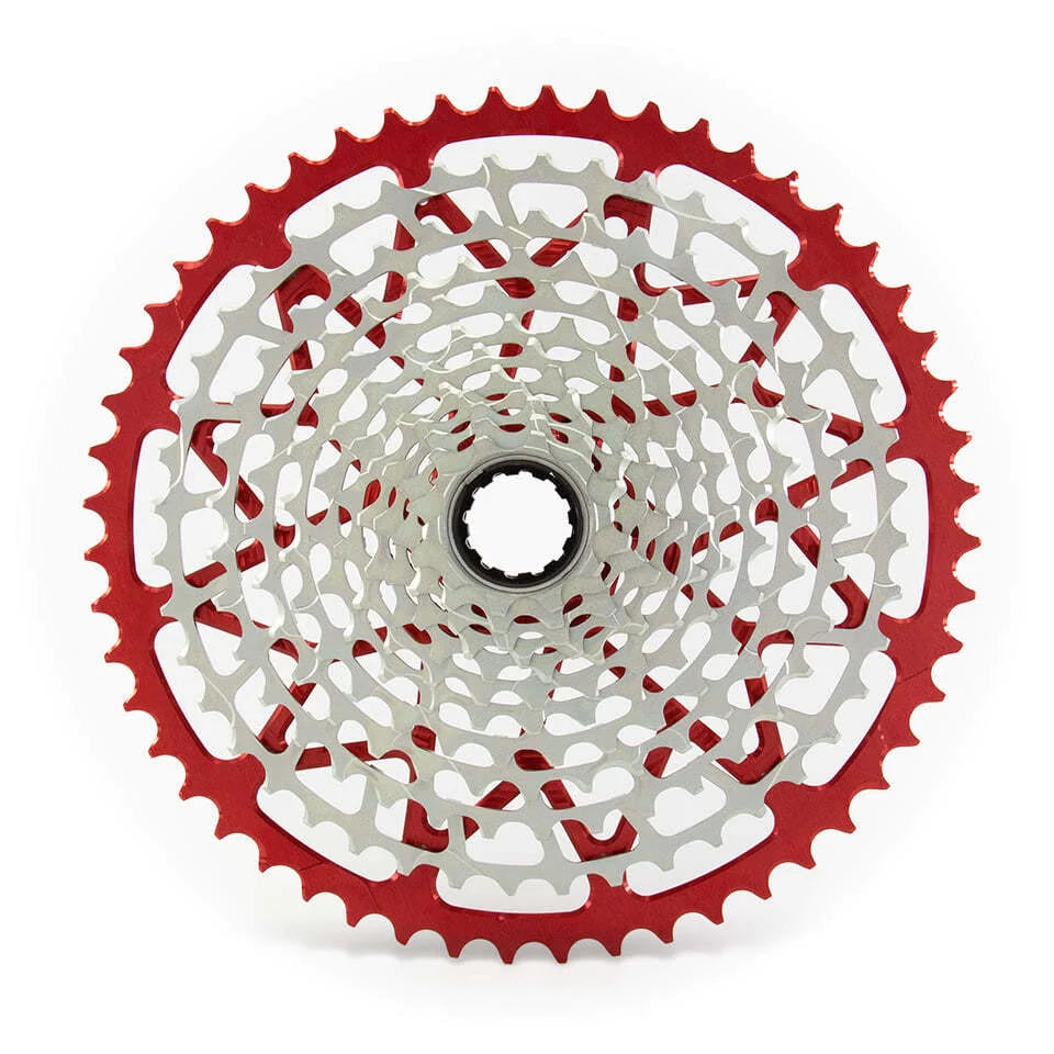 CASSETTE GARBARUK 12 VELOCIDADES (10-52 DIENTES) PARA SRAM XD - Rojo