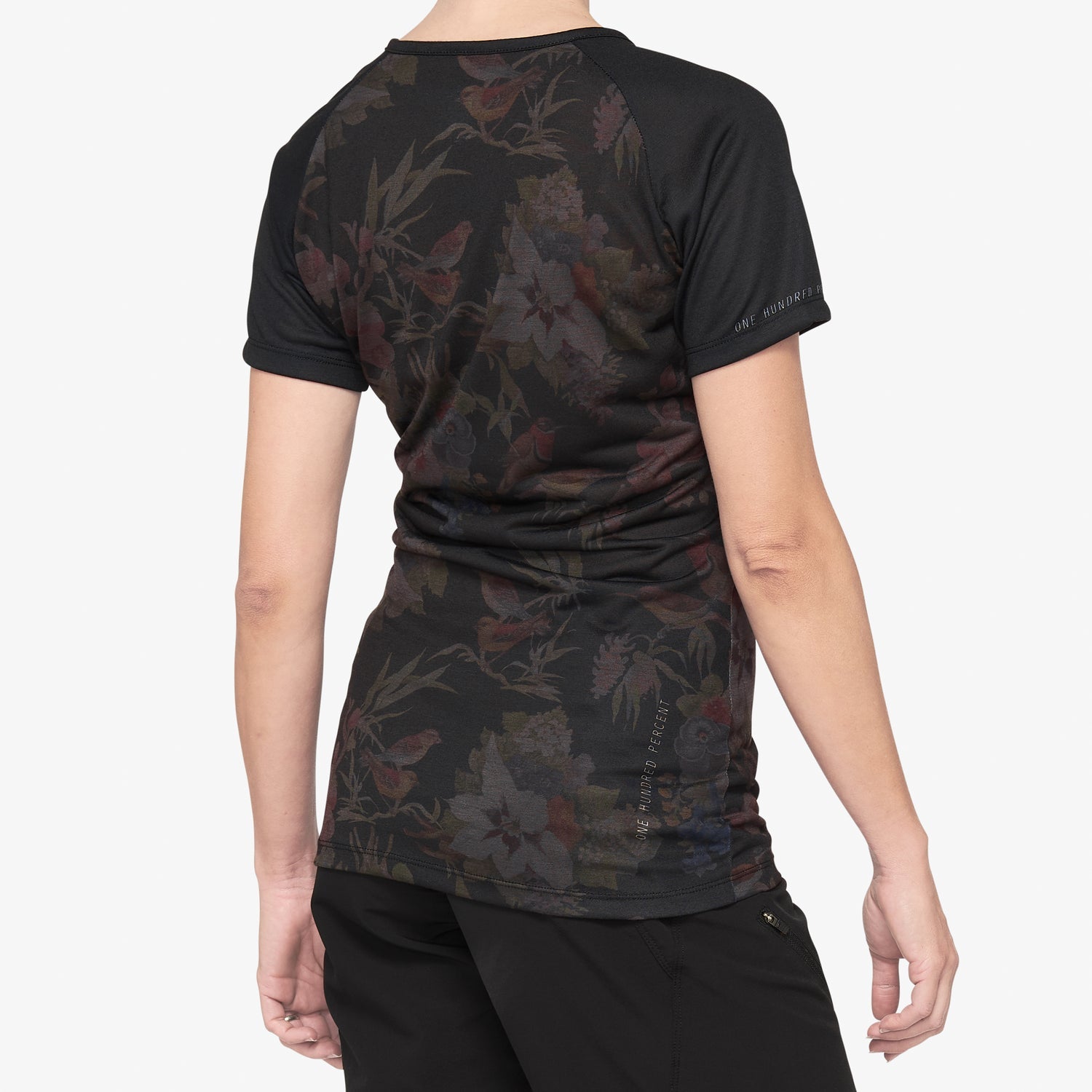 Airmatic womens jersey black floral