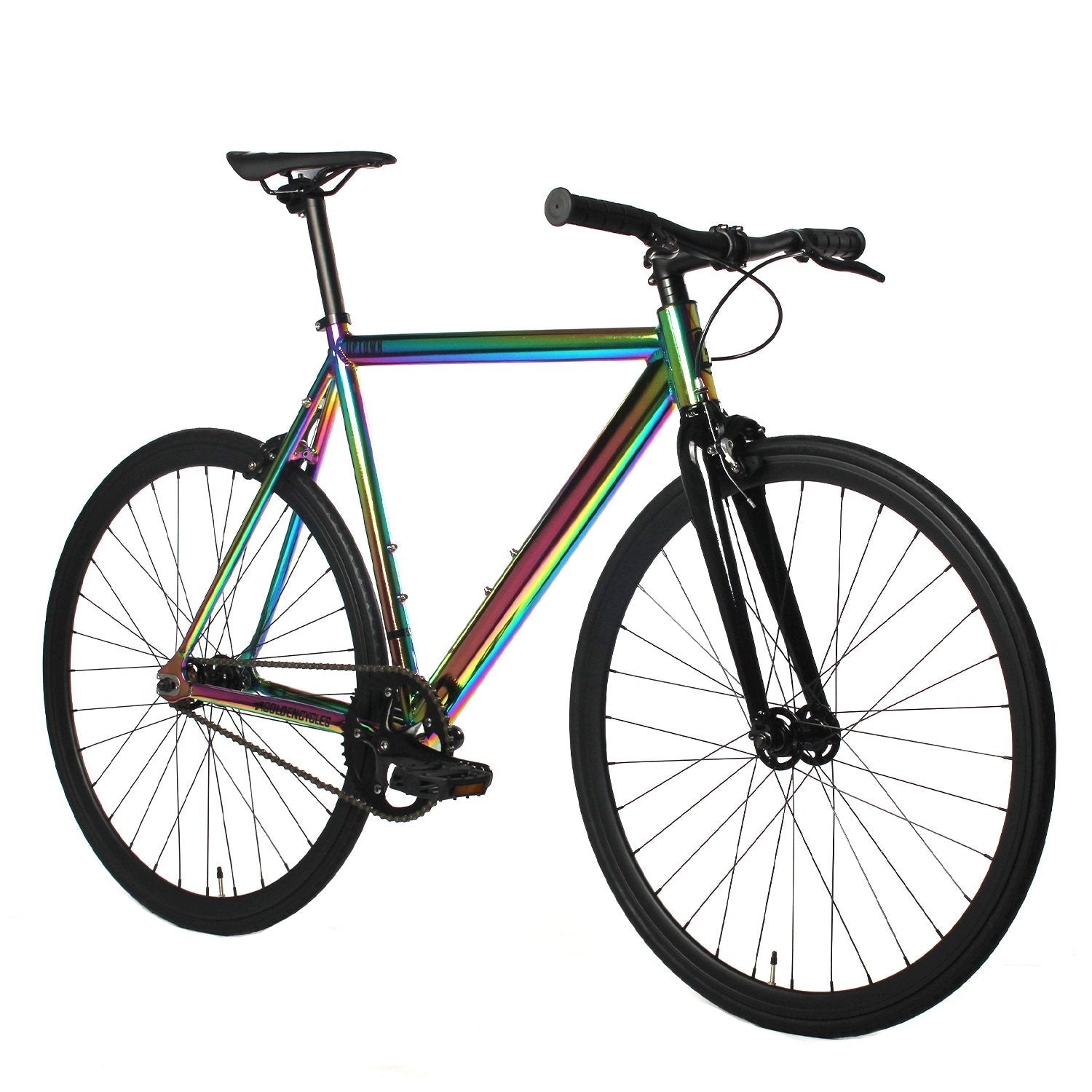 Bicicleta Urbana Golden Cycles Uptown - Color Neo Chrome
