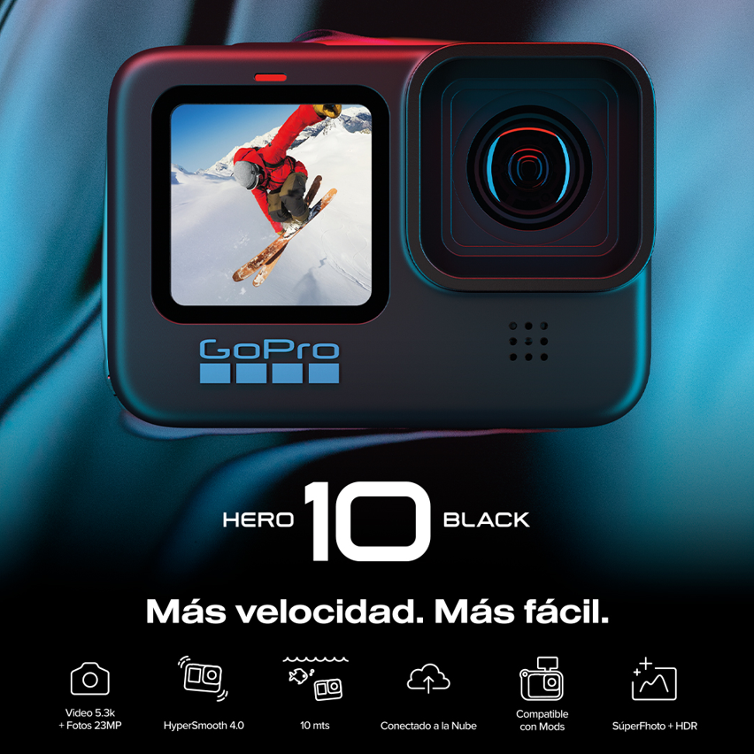 Cámara GoPro Hero 10 BLACK