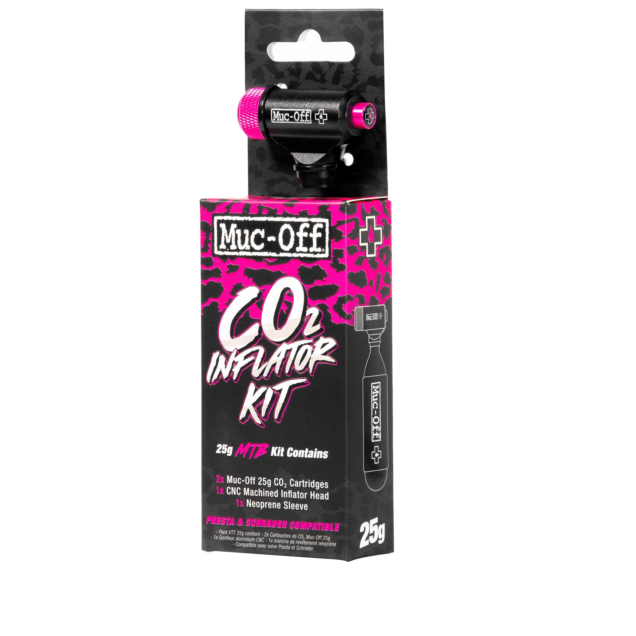 Muc-Off kit para inflar CO2