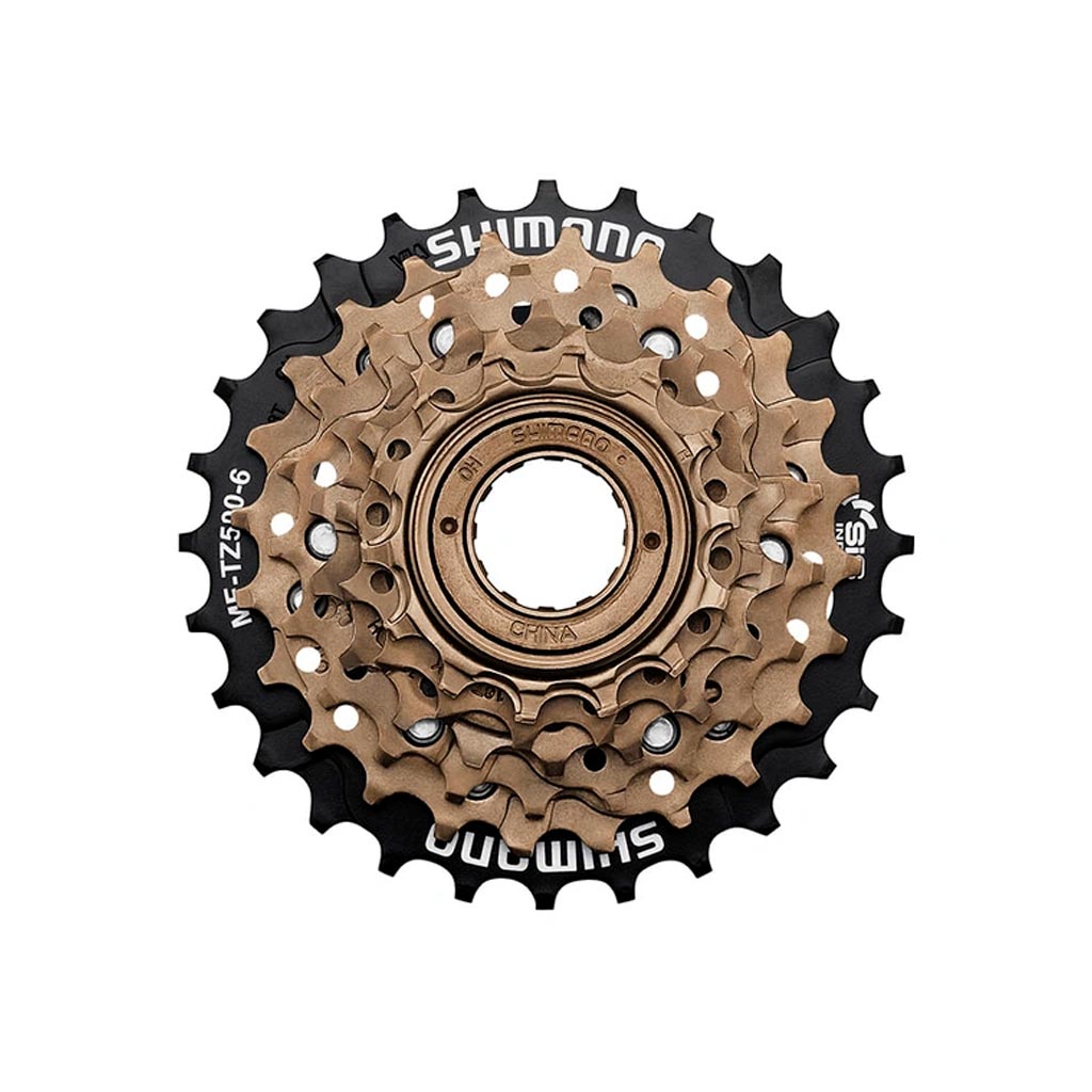 Cassette SHIMANO MF-TZ500 14/28D de 6 velocidades